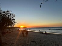 The big nightly activity is to watch the magnificent sunset down at the beach
