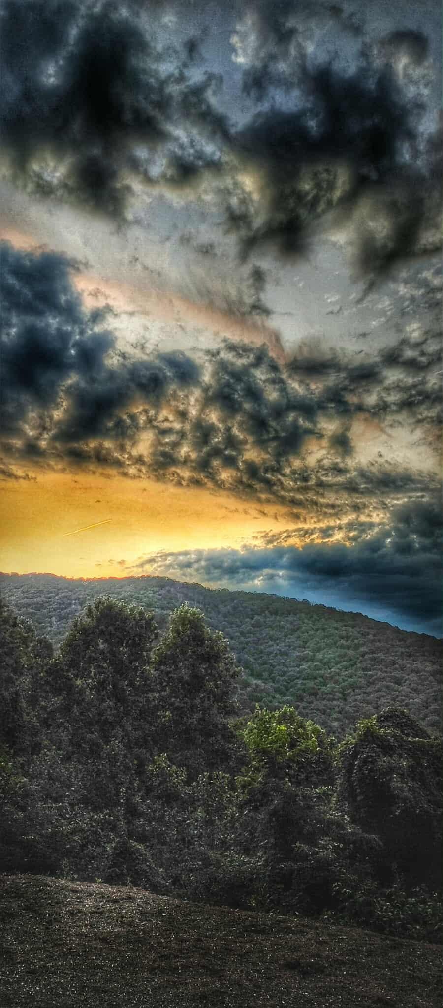 Sunrise from back porch!