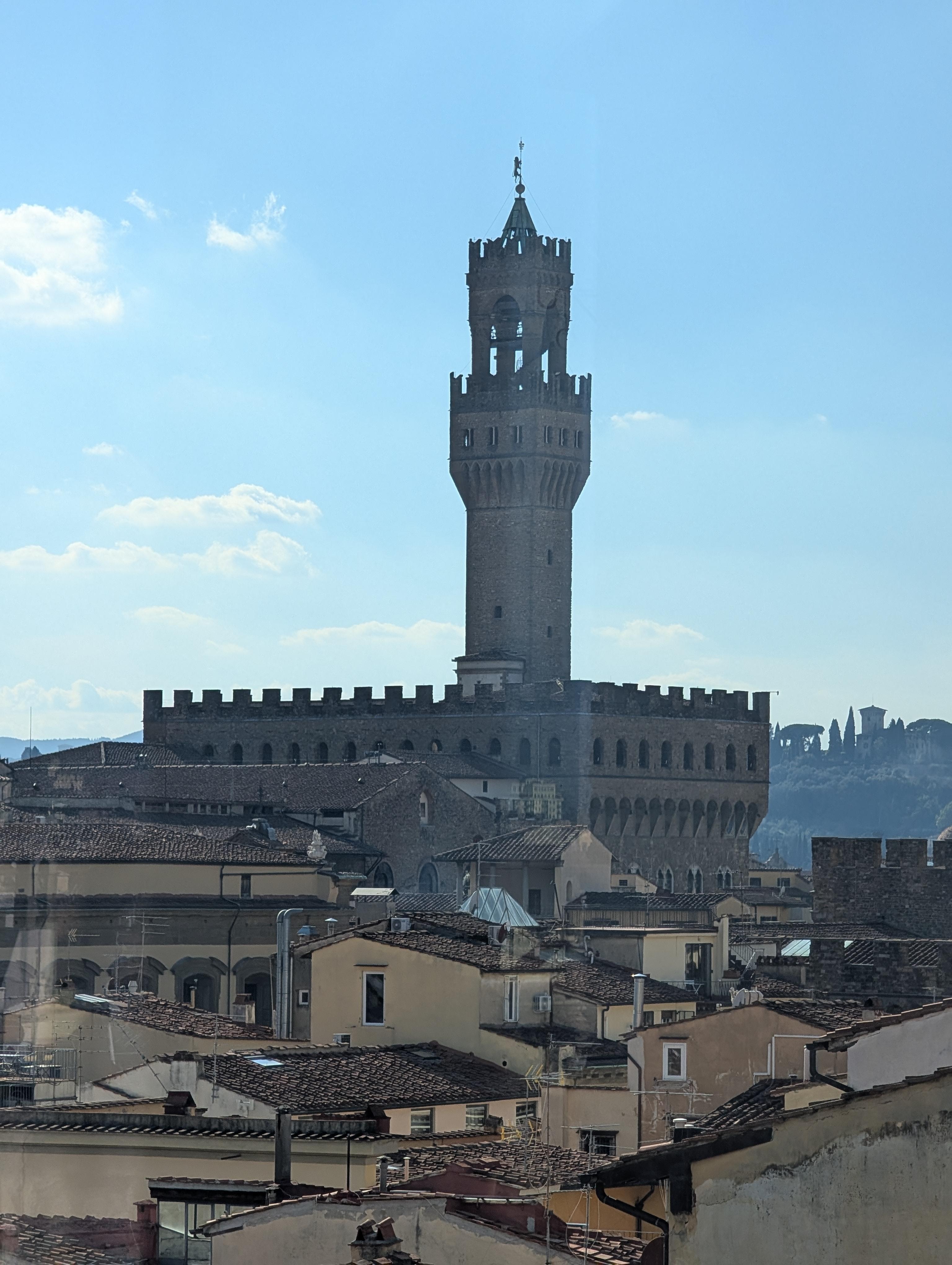 View from top floor living room