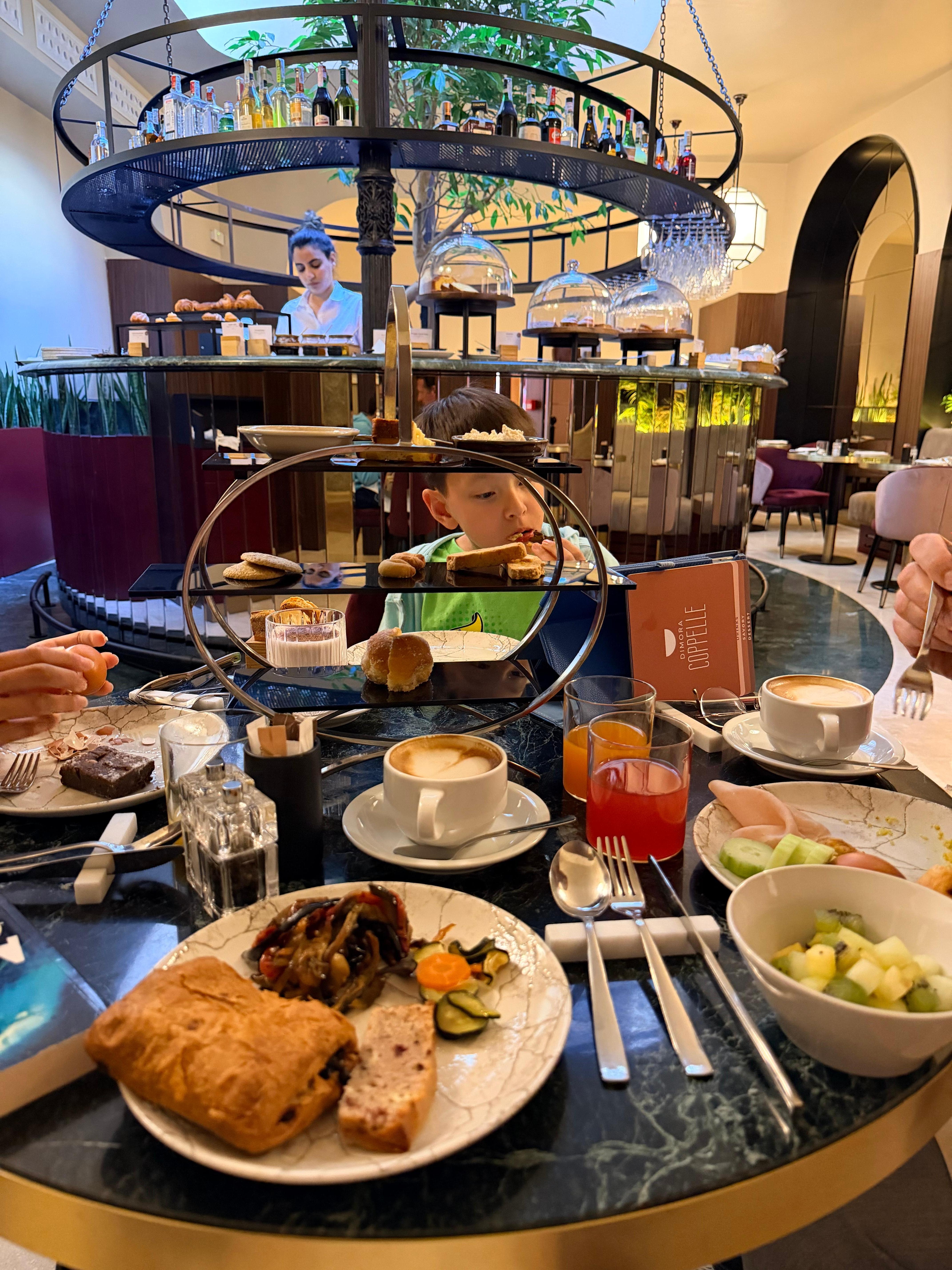 Nice and cute breakfast area with well preferred food, and coffee