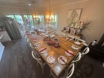 Large table for Christmas lunch