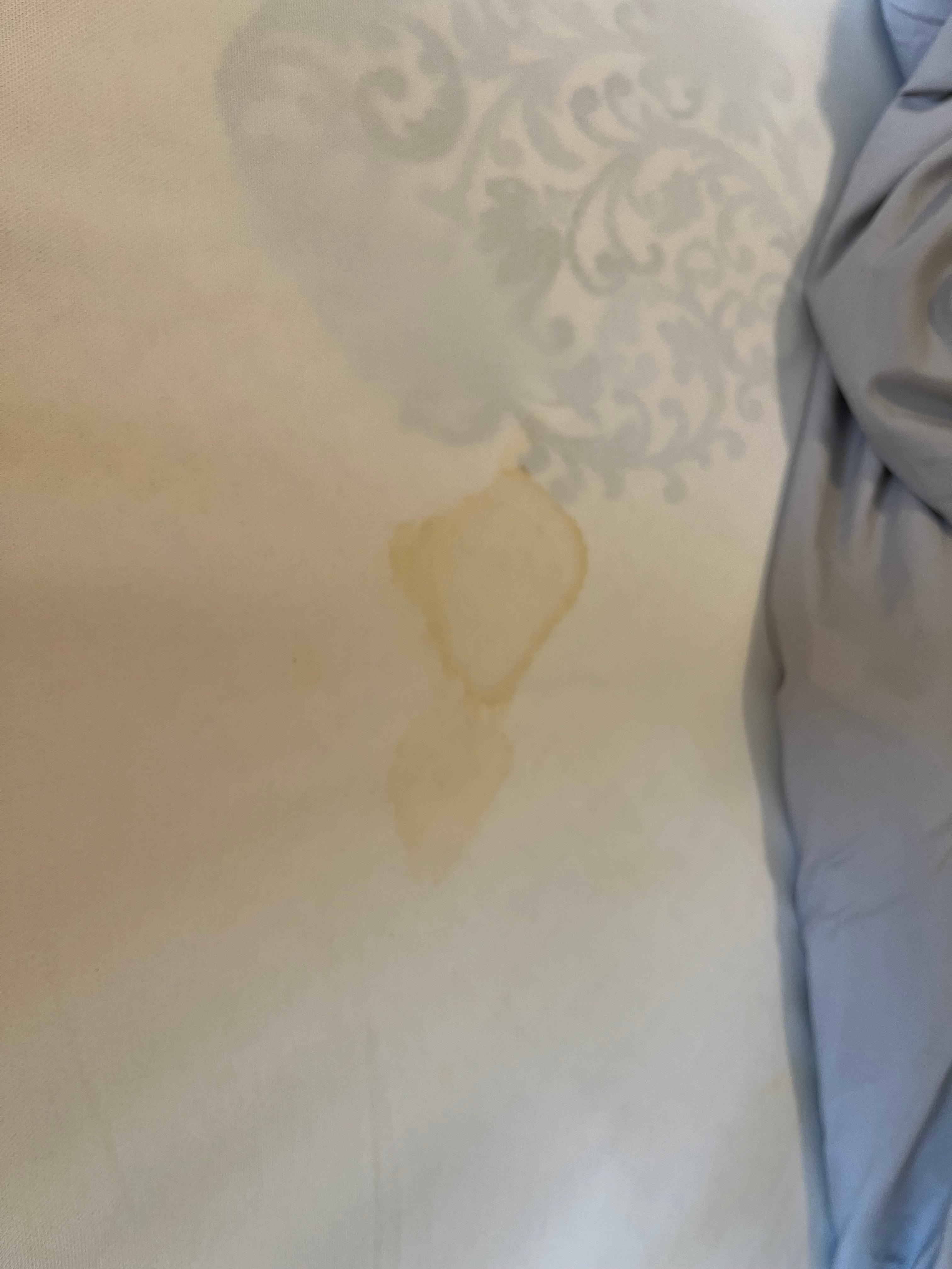 Questionable stains on king mattress oad