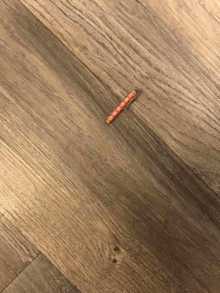 firecracker found on the floor