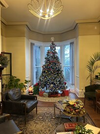 クリスマスデコレーションが、素敵でした