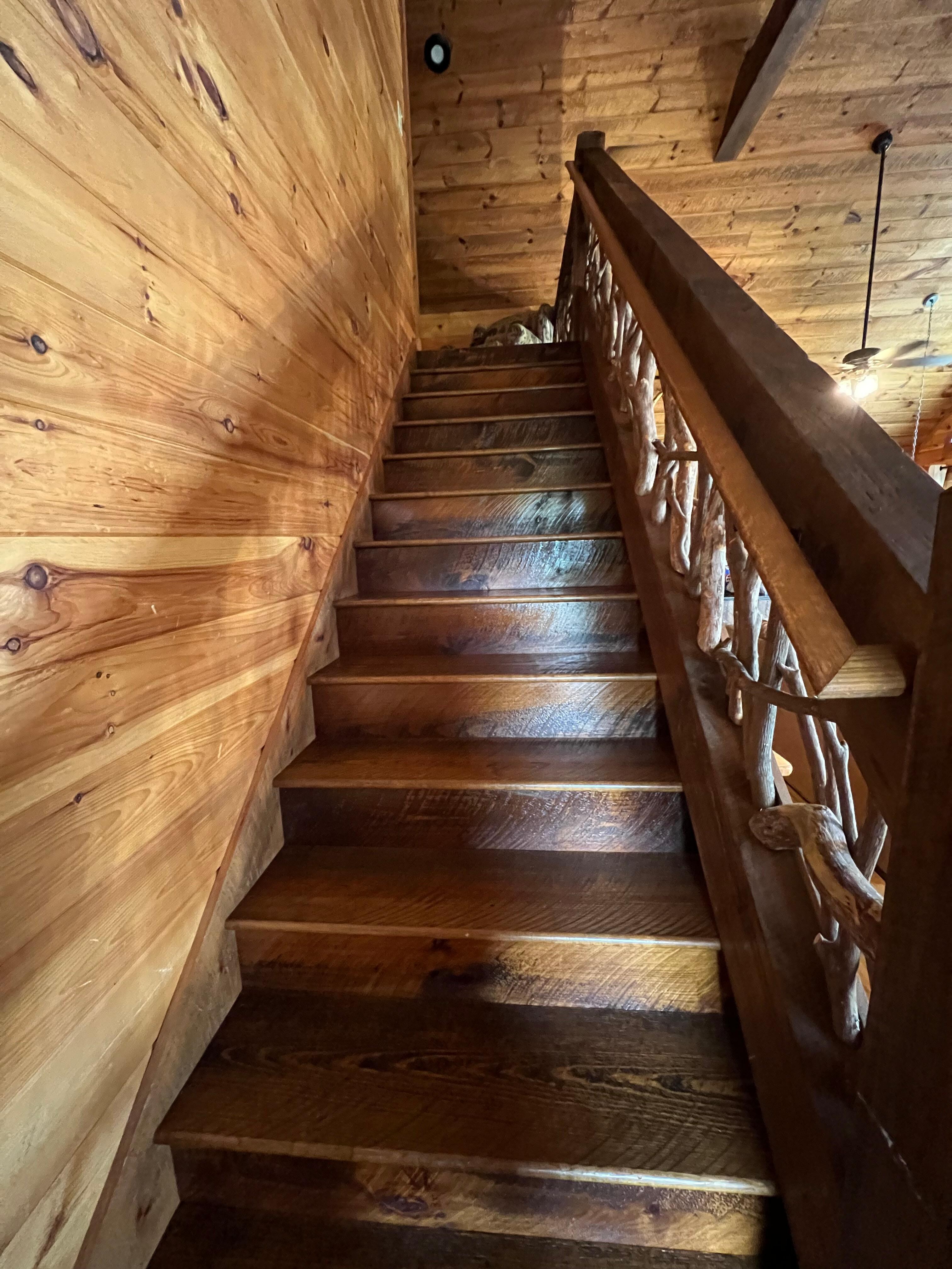 Stairs to second story