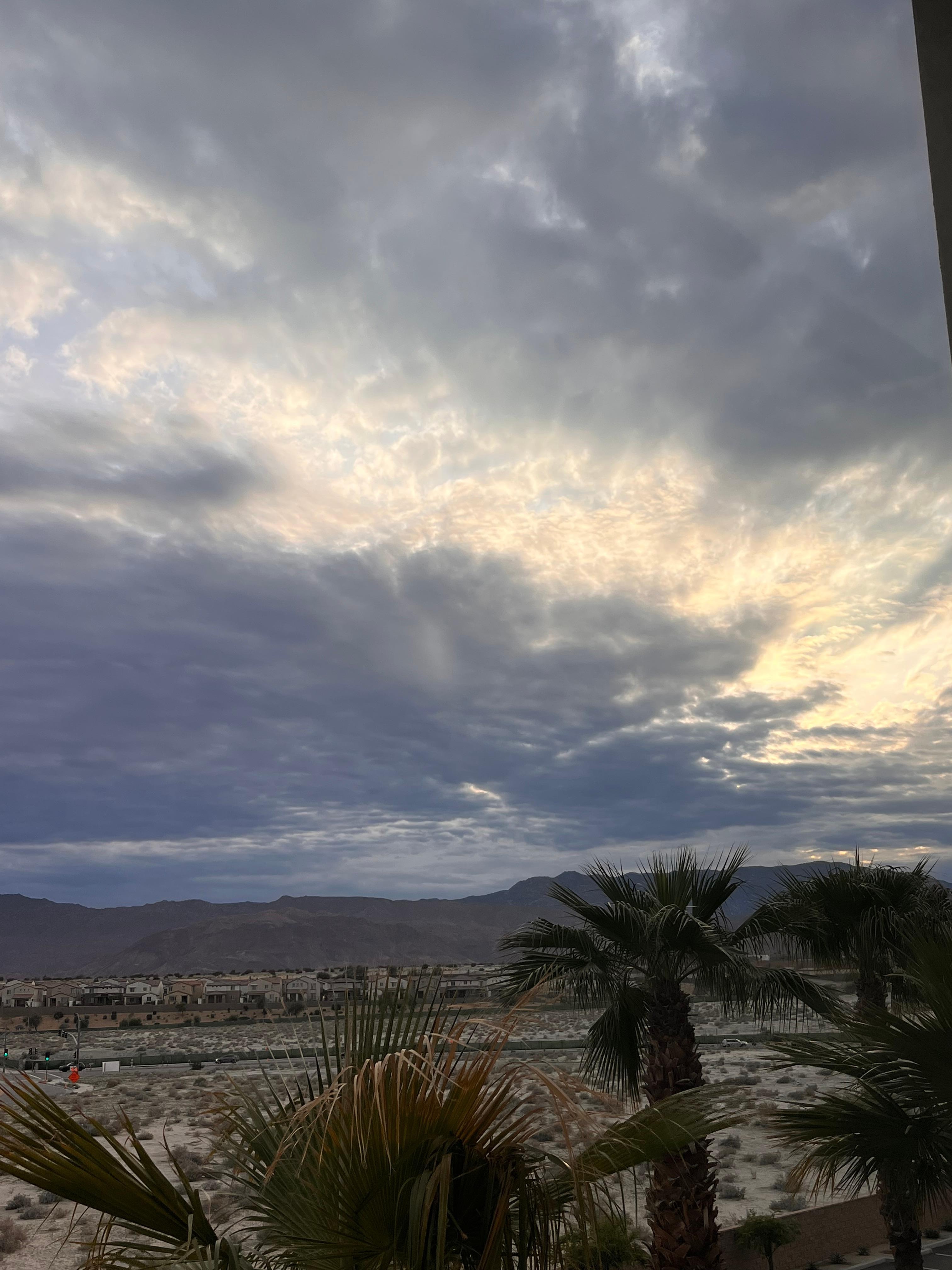 South view from room 303. 