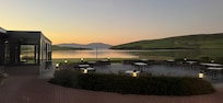 Sunrise from the lounge next to the breakfast area.