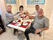 Wine tasting right in the hotel