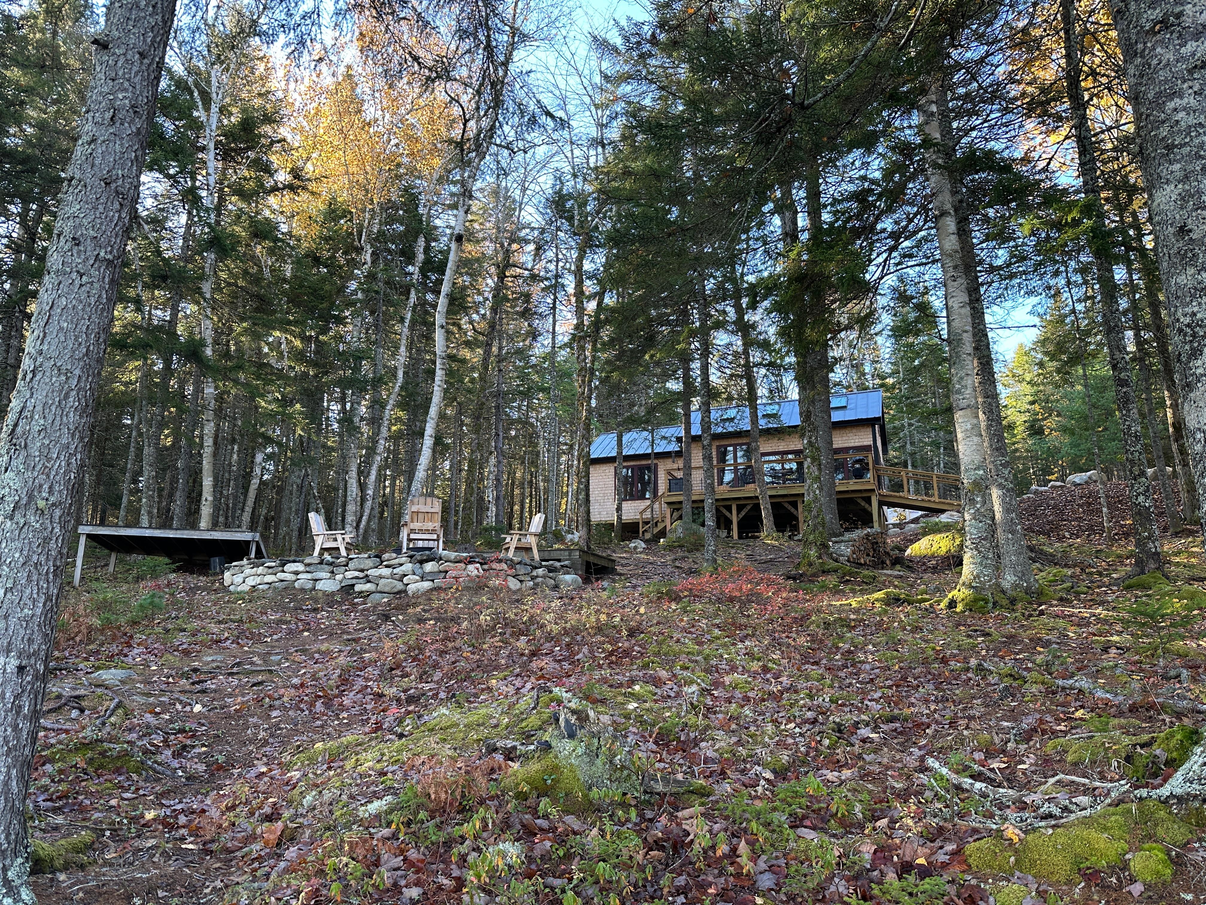 View from down by the dock