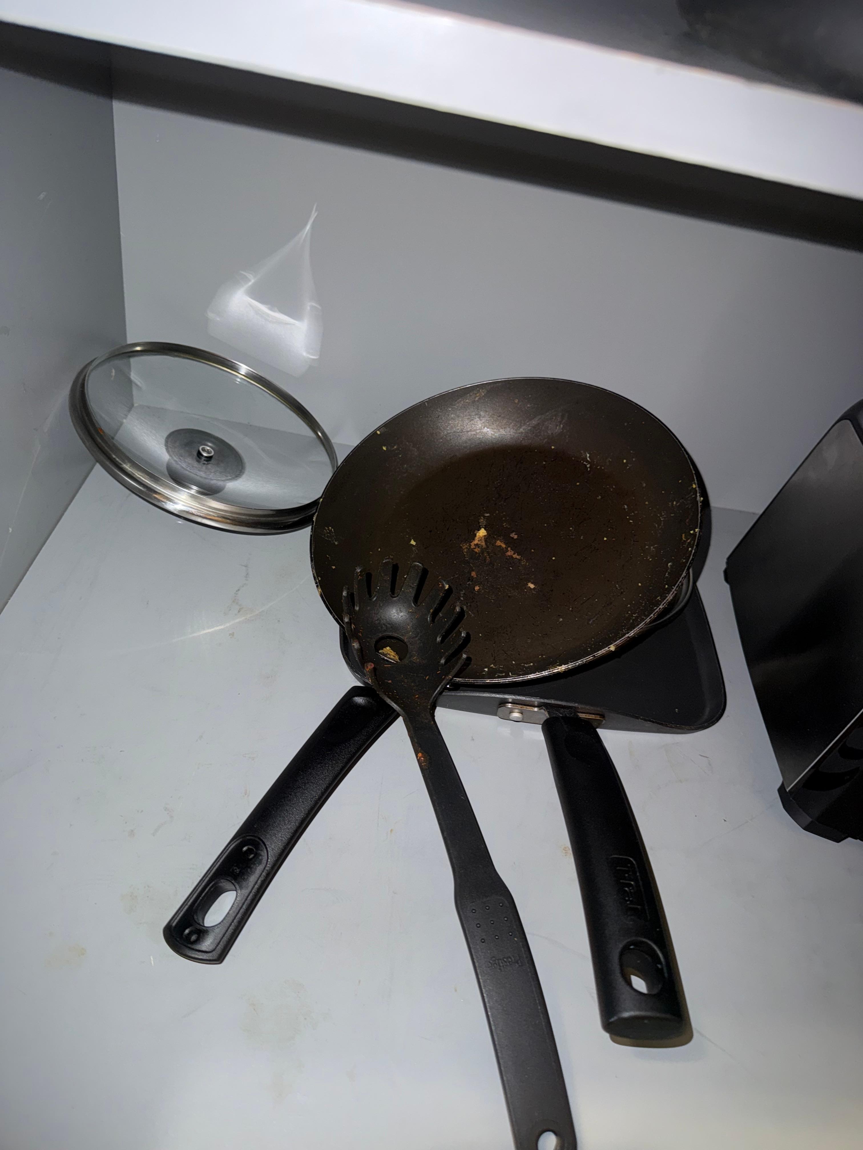 Dirty and rusted and scratched 