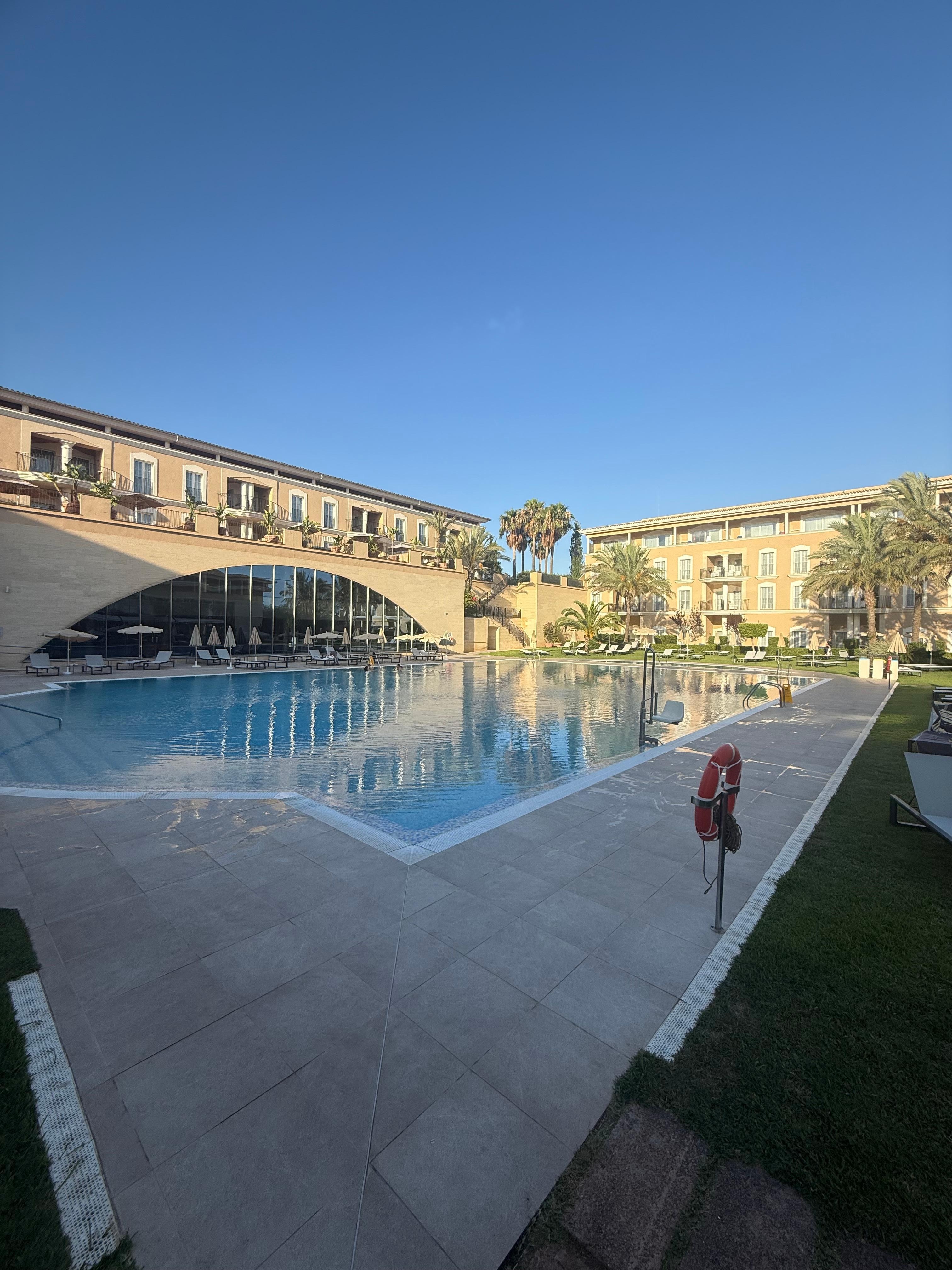 The main pool near reception