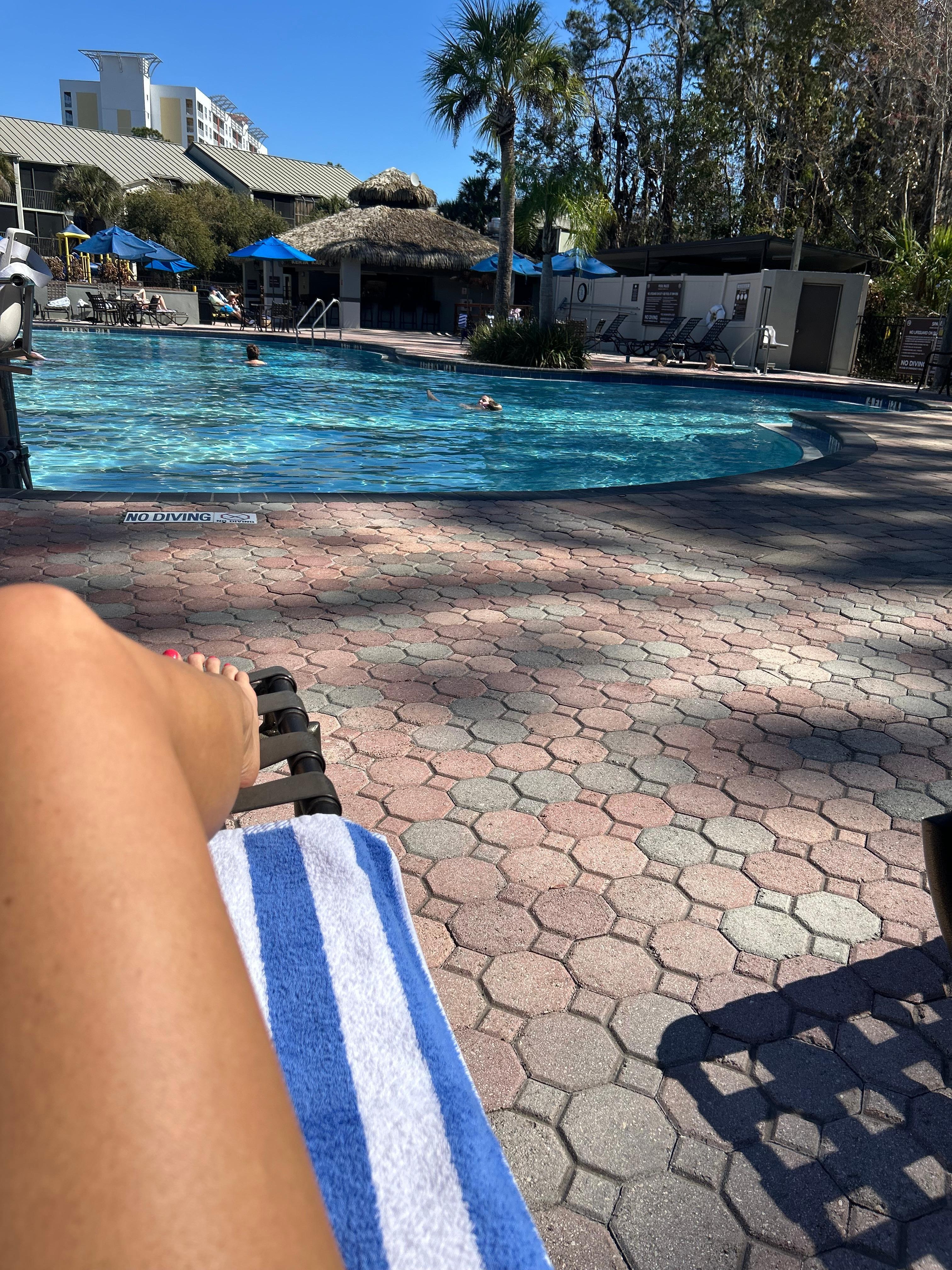 Pool area - towels are provided in your room 