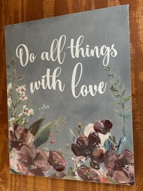 This was a beautiful painting which was hanging on the wall 💕