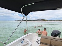 Short boat ride away, Anacote island