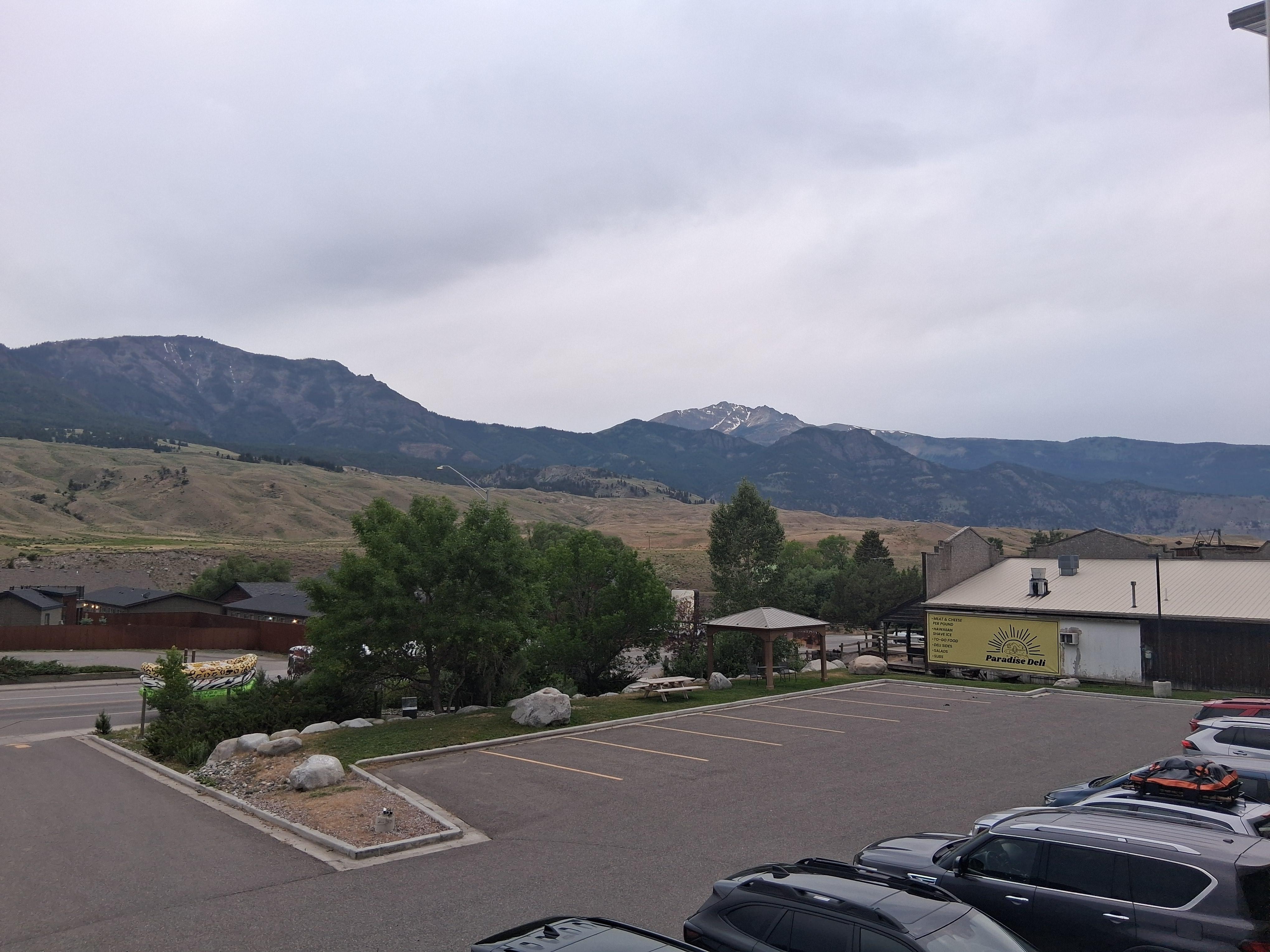 View from the balcony outside our room.
