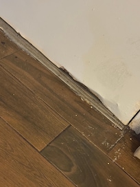 Crack in door