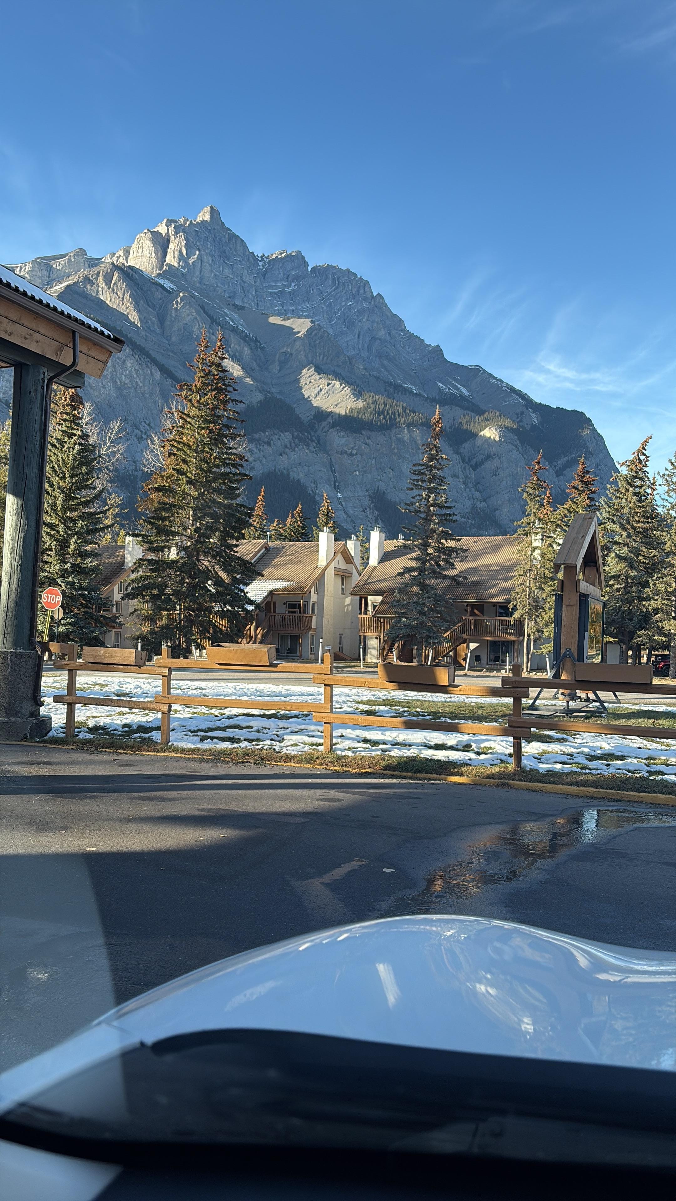 Lovely view right outside the resort. 