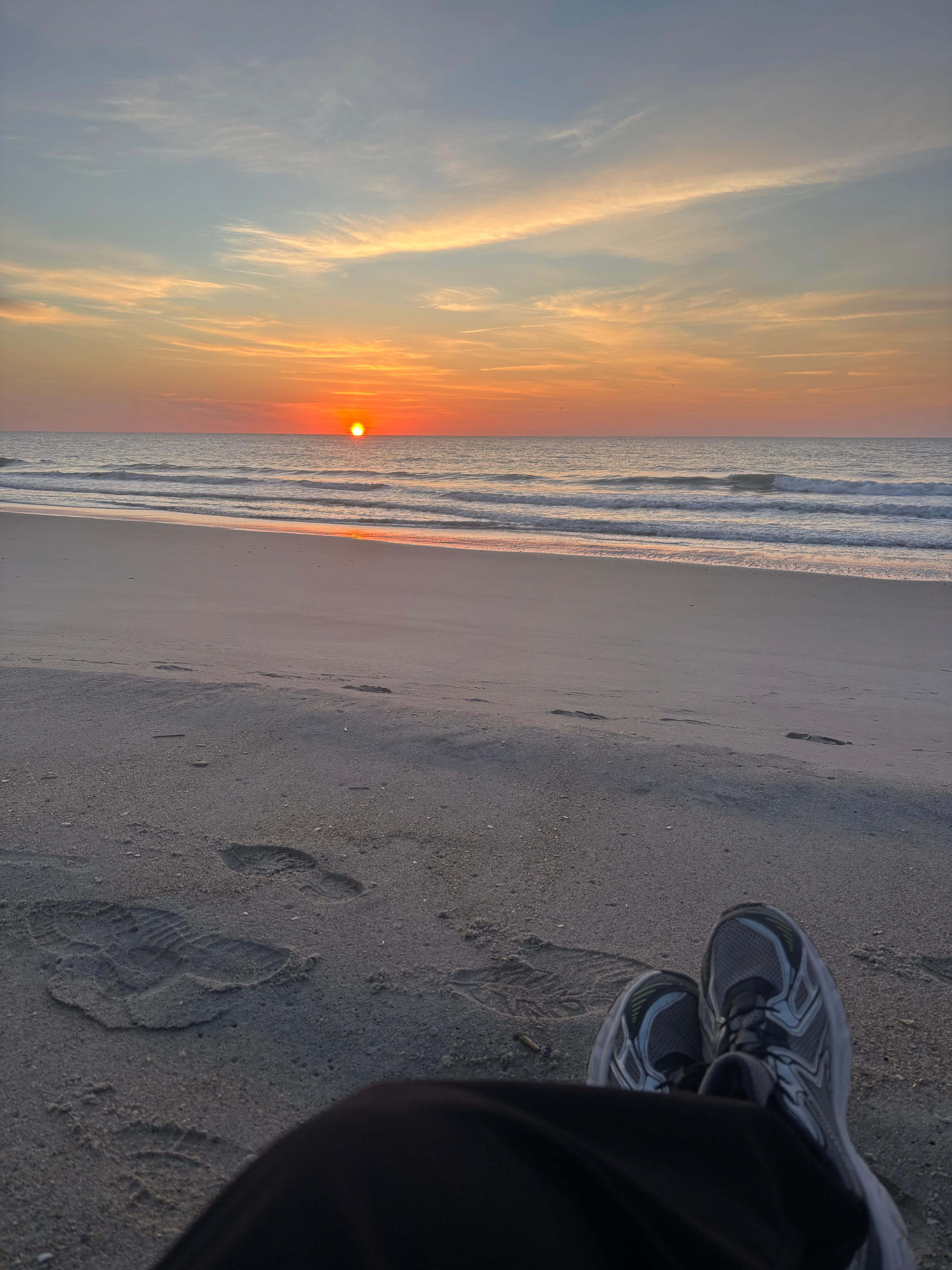 Great sunrise…a couple minutes walk from the condo 