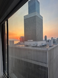 View from premium room with space needle view