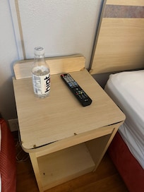 Bedside table is peeling apart