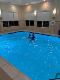 Indoor pool was an added bonus for our family!