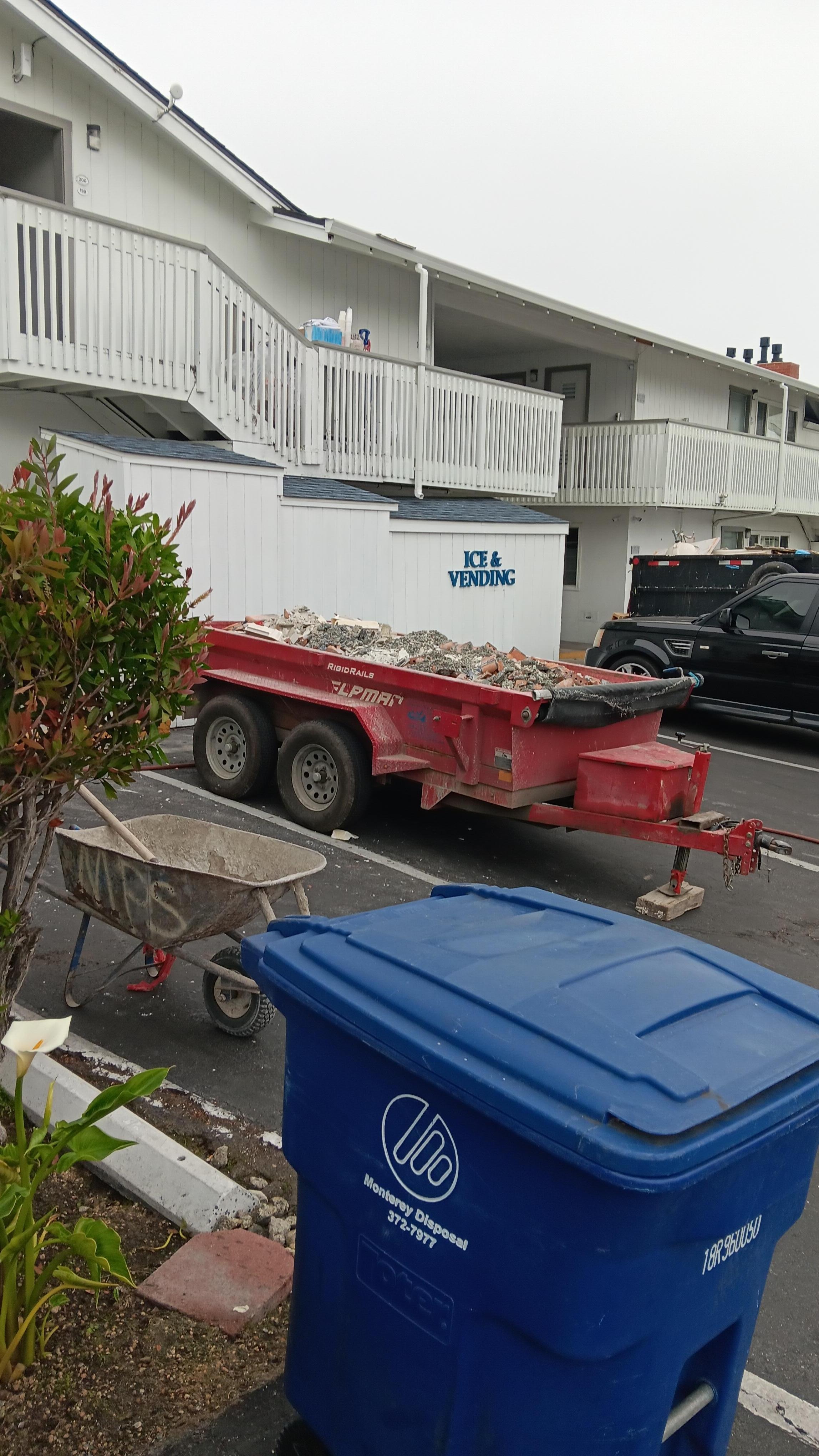 Very loud construction project started at 8am directly across from my room