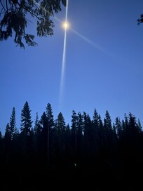 THE MOON FROM OUR PORCH