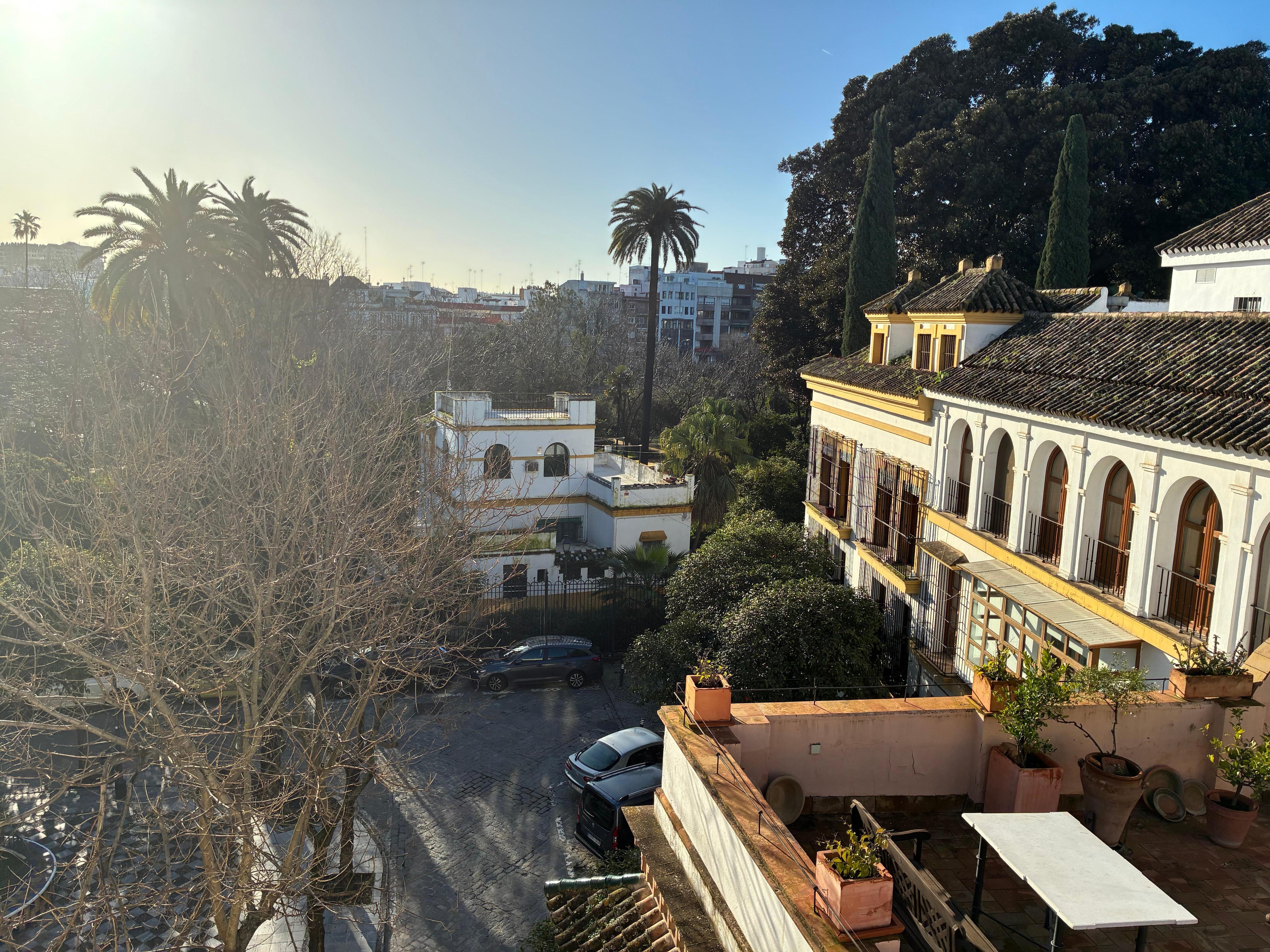 View from the rooftop solarium