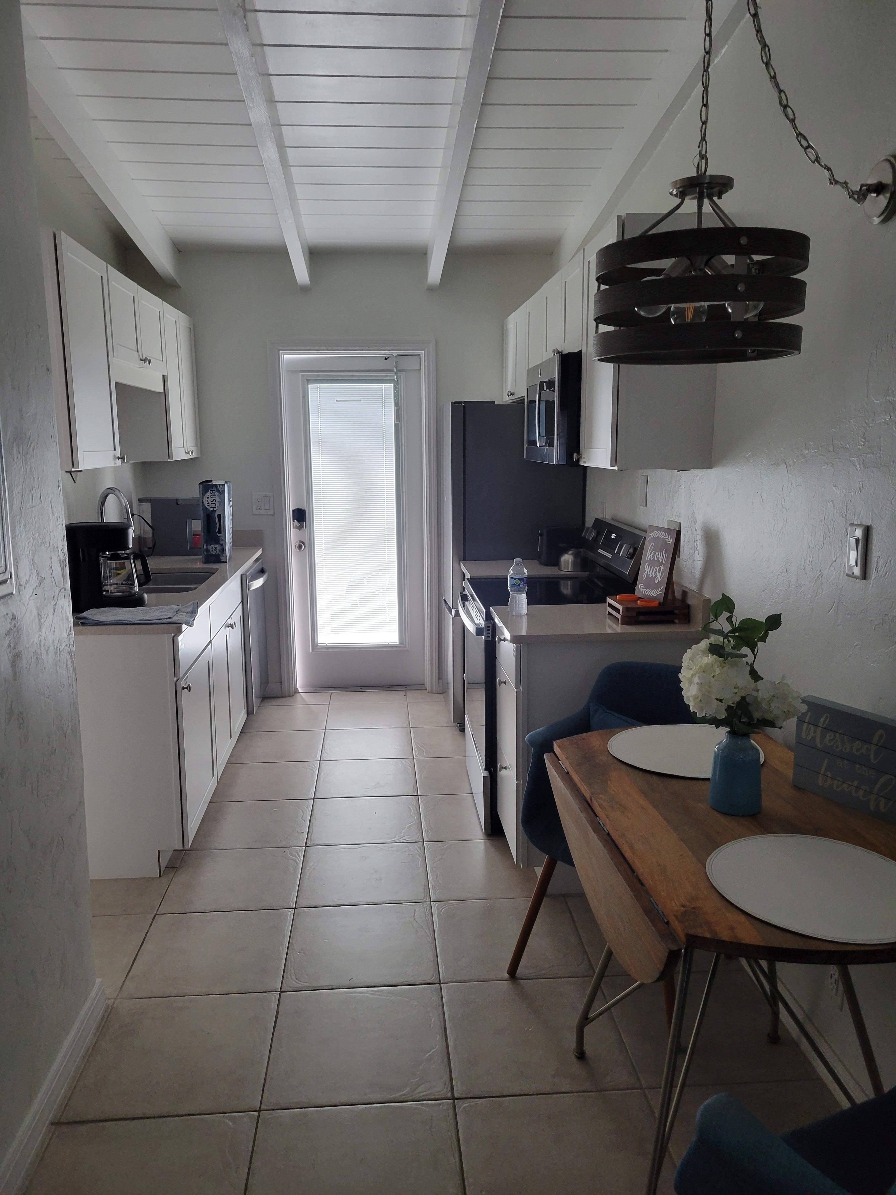 Looking from front door to back door