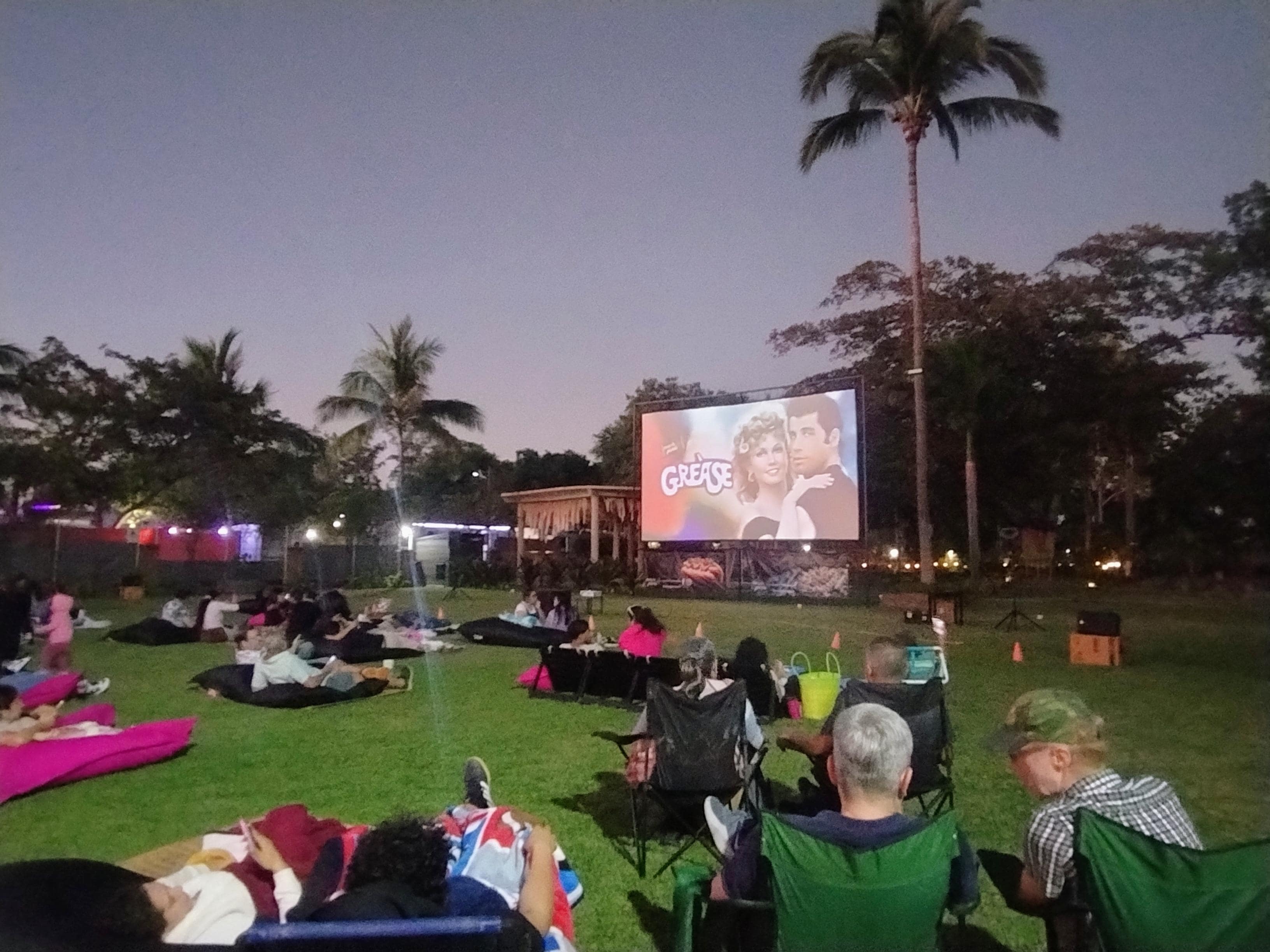 Cine en el jardín 