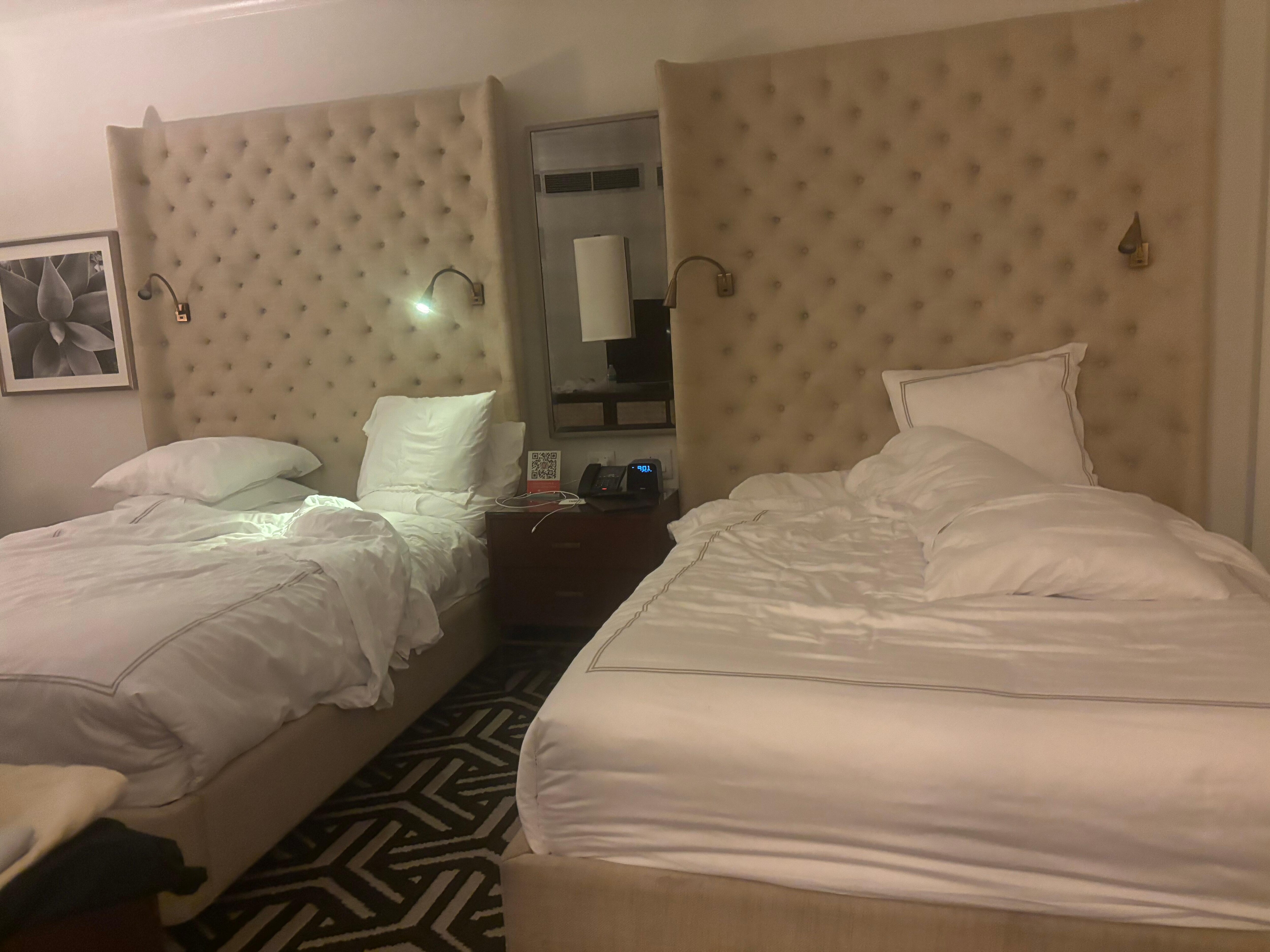 Beds not made 