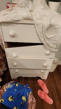 Broken drawer covered over!!!
