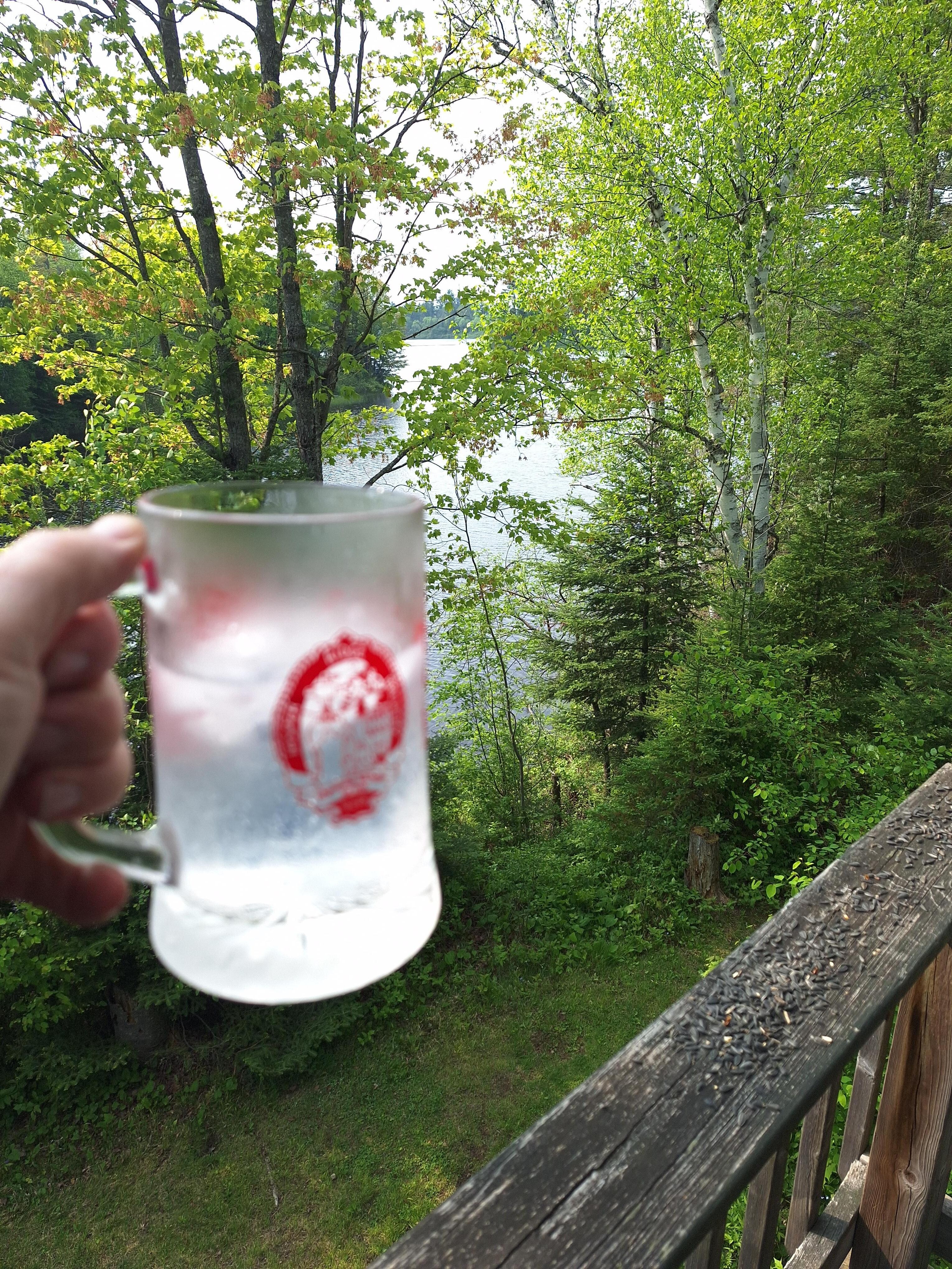 The view from the upstairs bedroom!