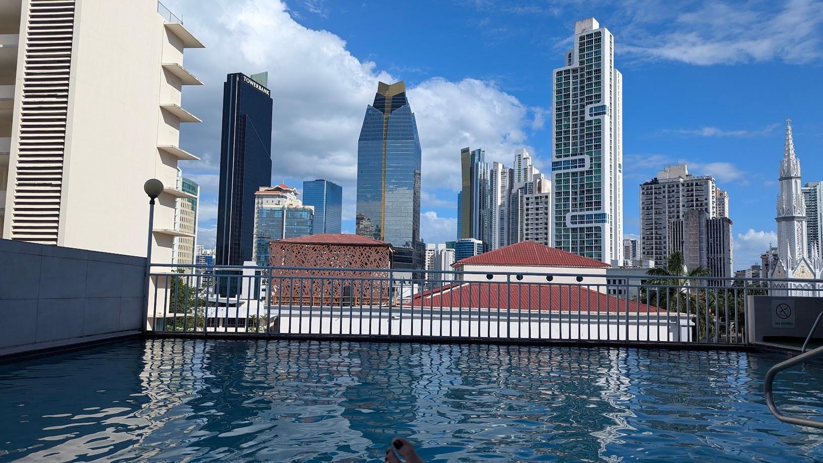 What a beautiful city, and what a great way to enjoy the view!