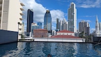 What a beautiful city, and what a great way to enjoy the view!