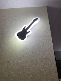 Light on entry wall in room