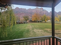 View from our balcony.