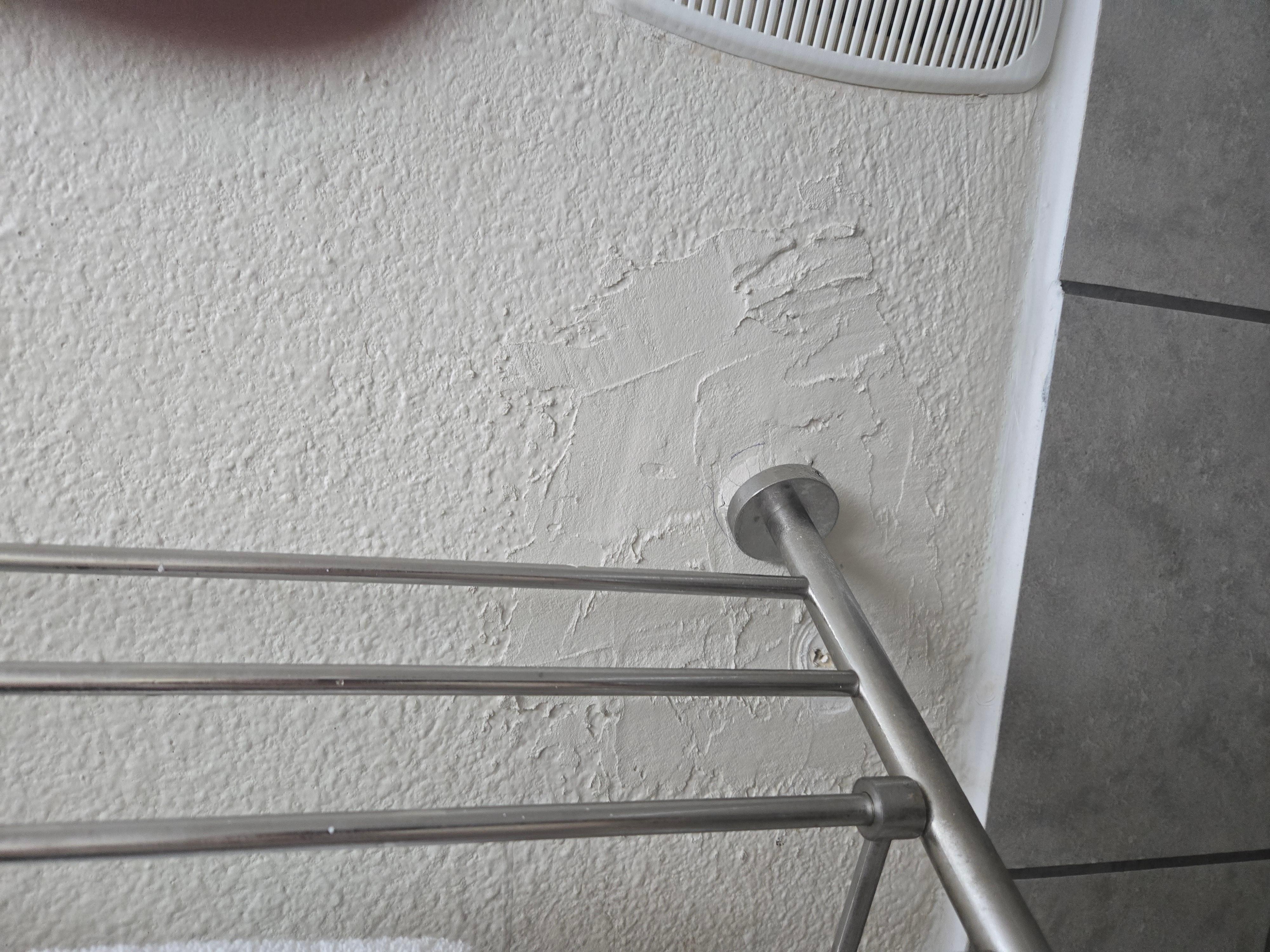 Towel holder falling off the wall
