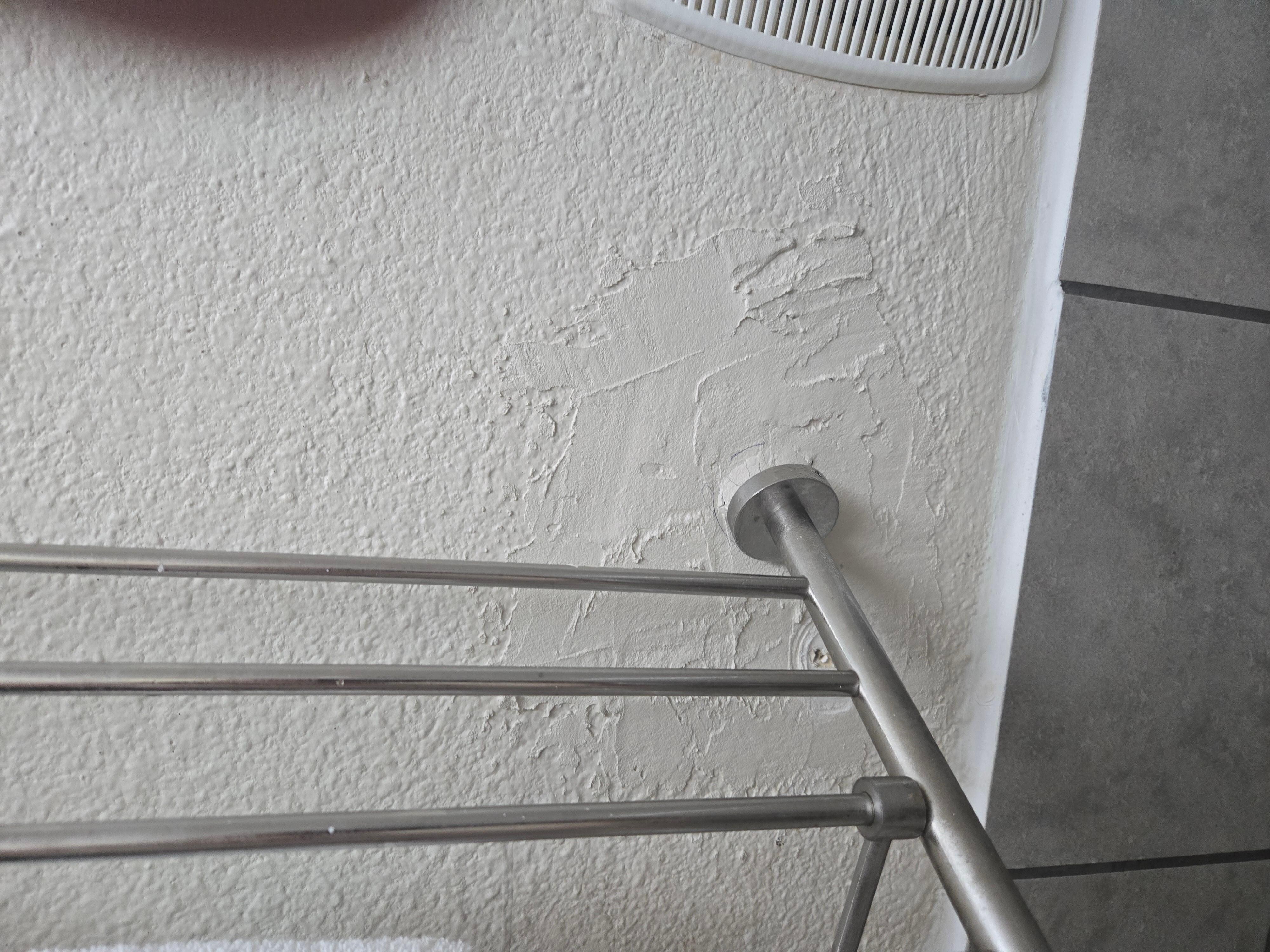 Towel holder falling off the wall