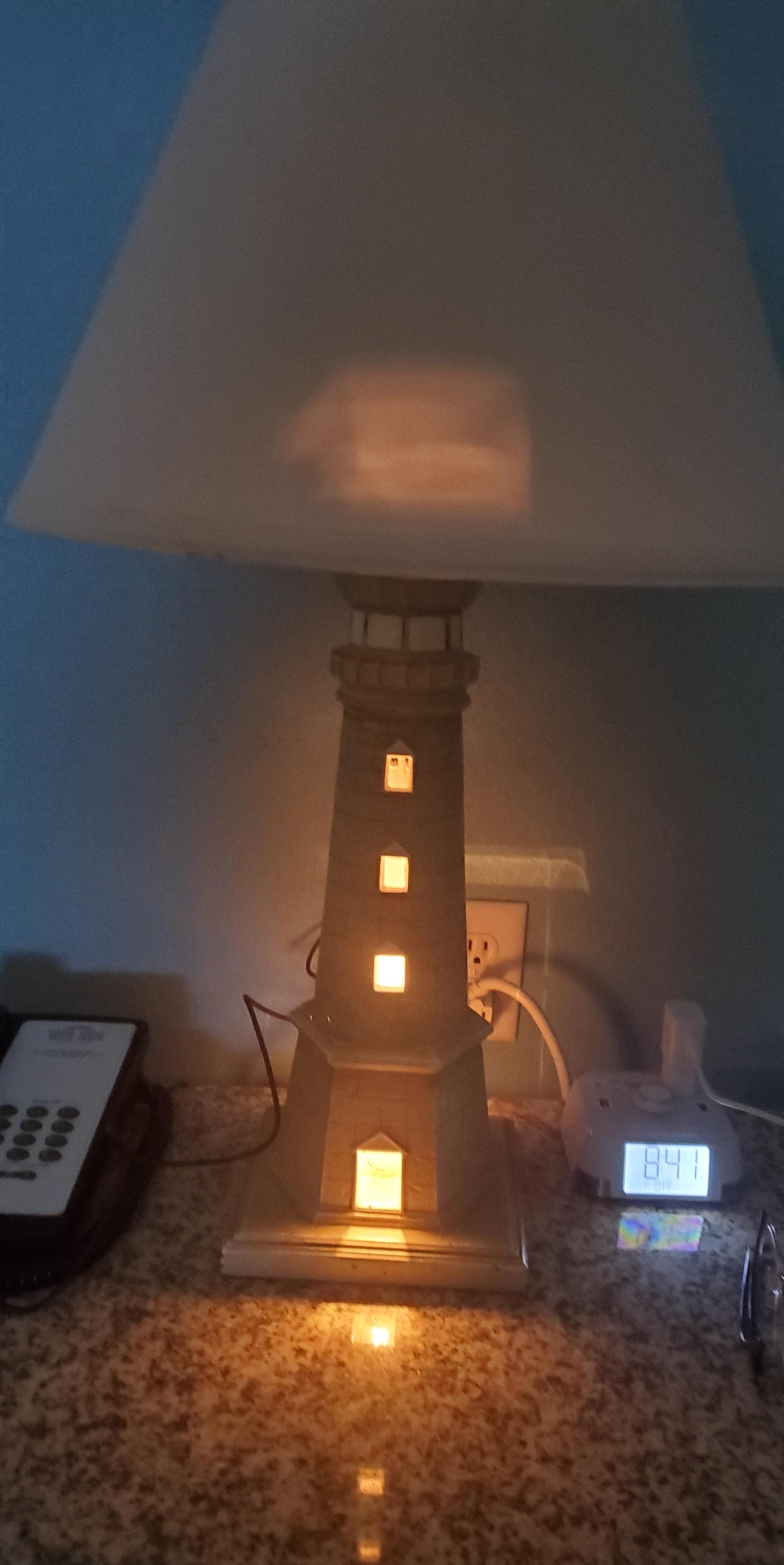 Love the unique lamp