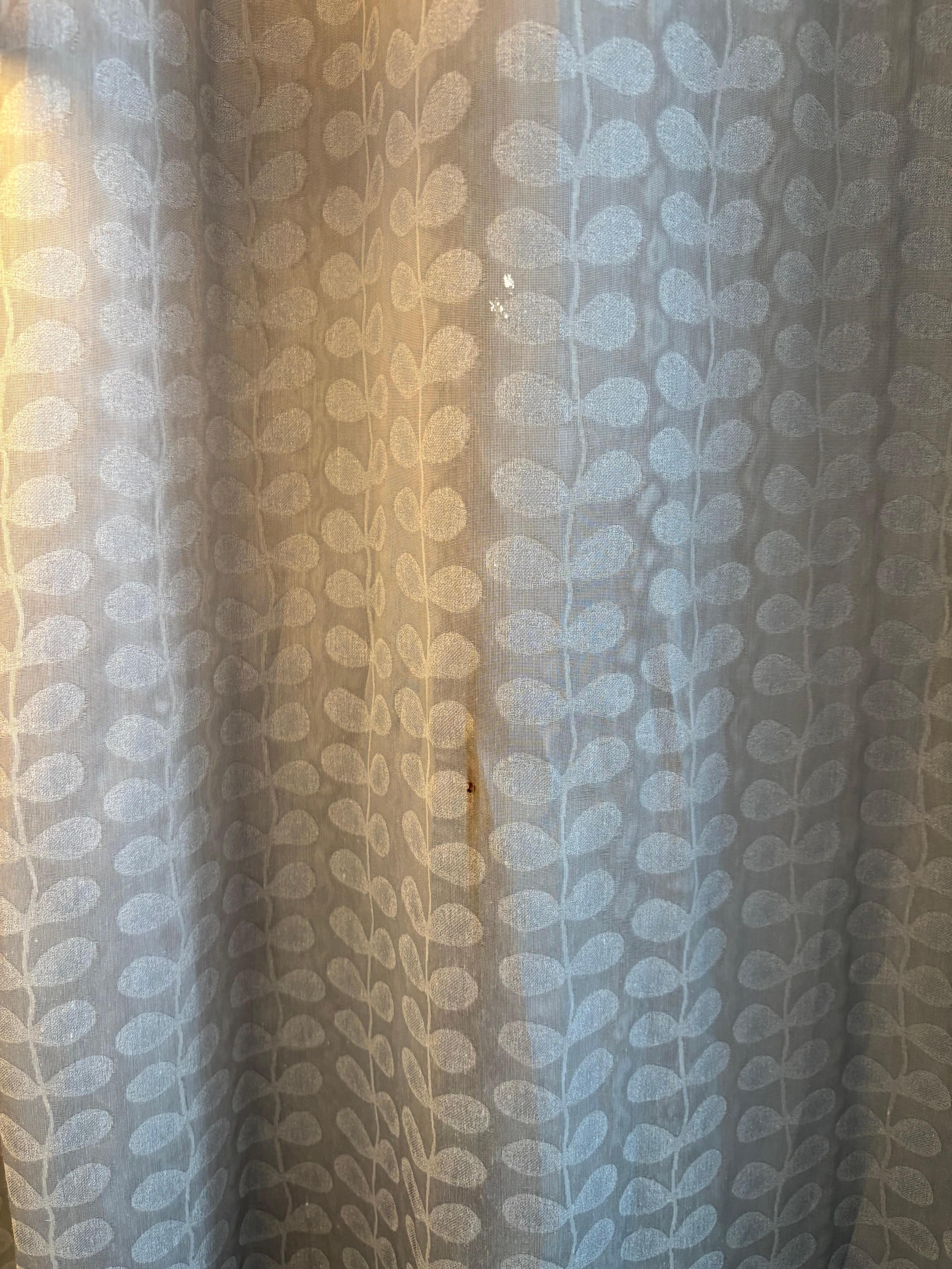 Stains on curtains