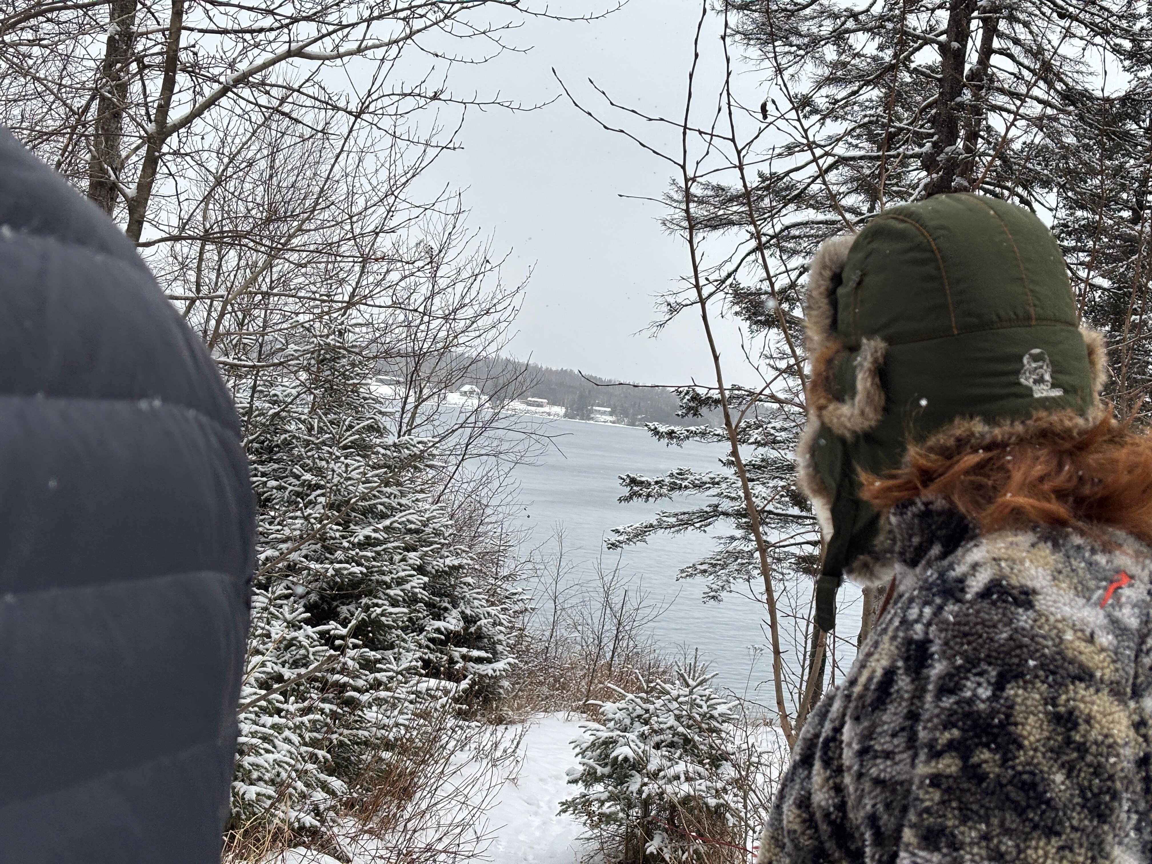 Walk across street for view of Lake Superior.