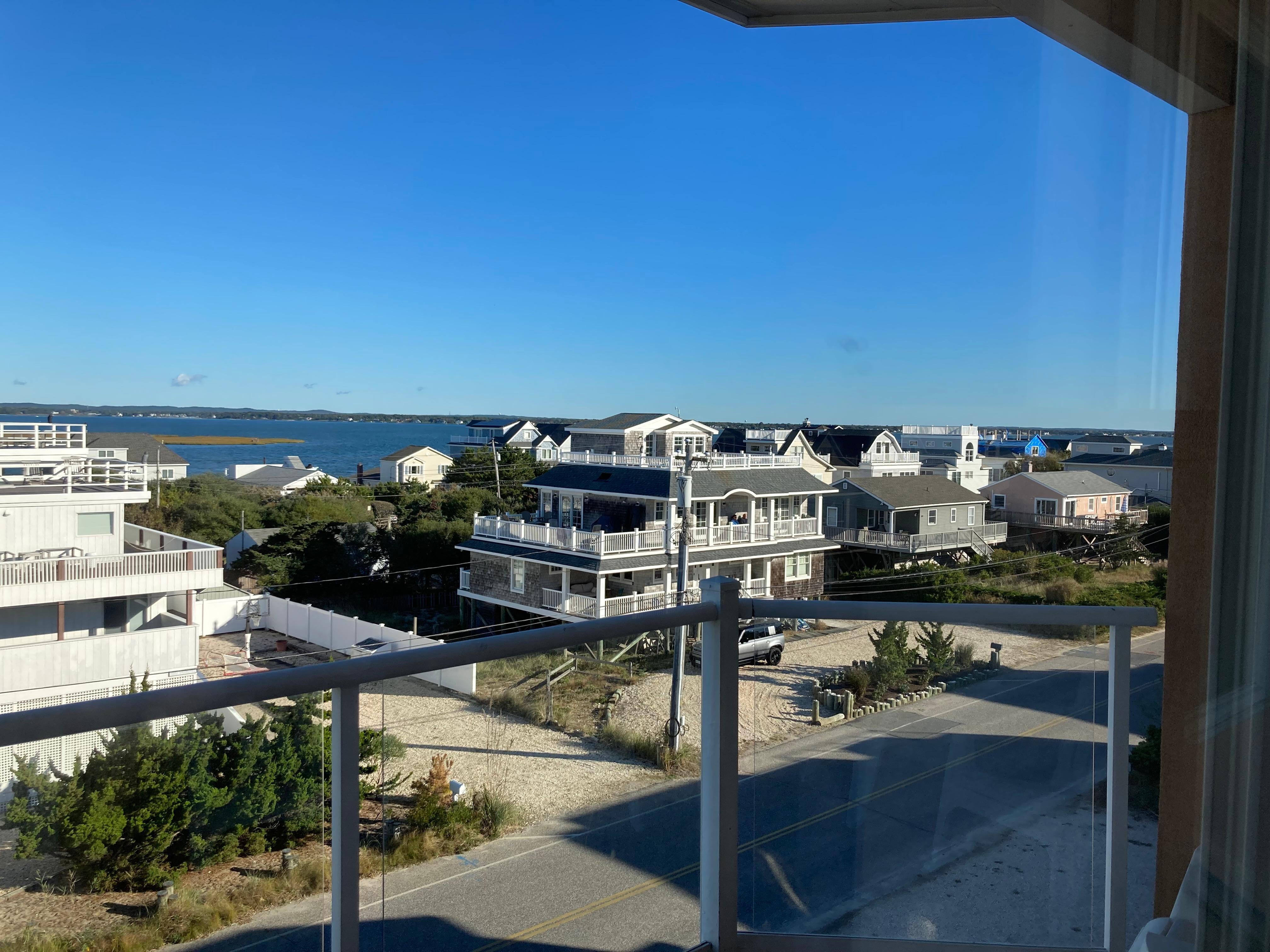 View from front of house, second floor.