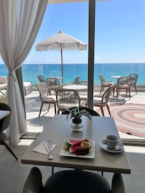 From breakfast rooftop restaurant