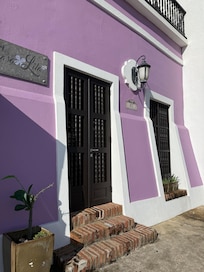 Side street of the home