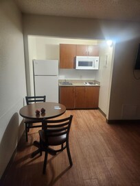 Kitchen, nothing supplied, not even a trash can.