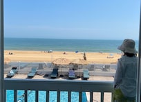 The view from the second floor