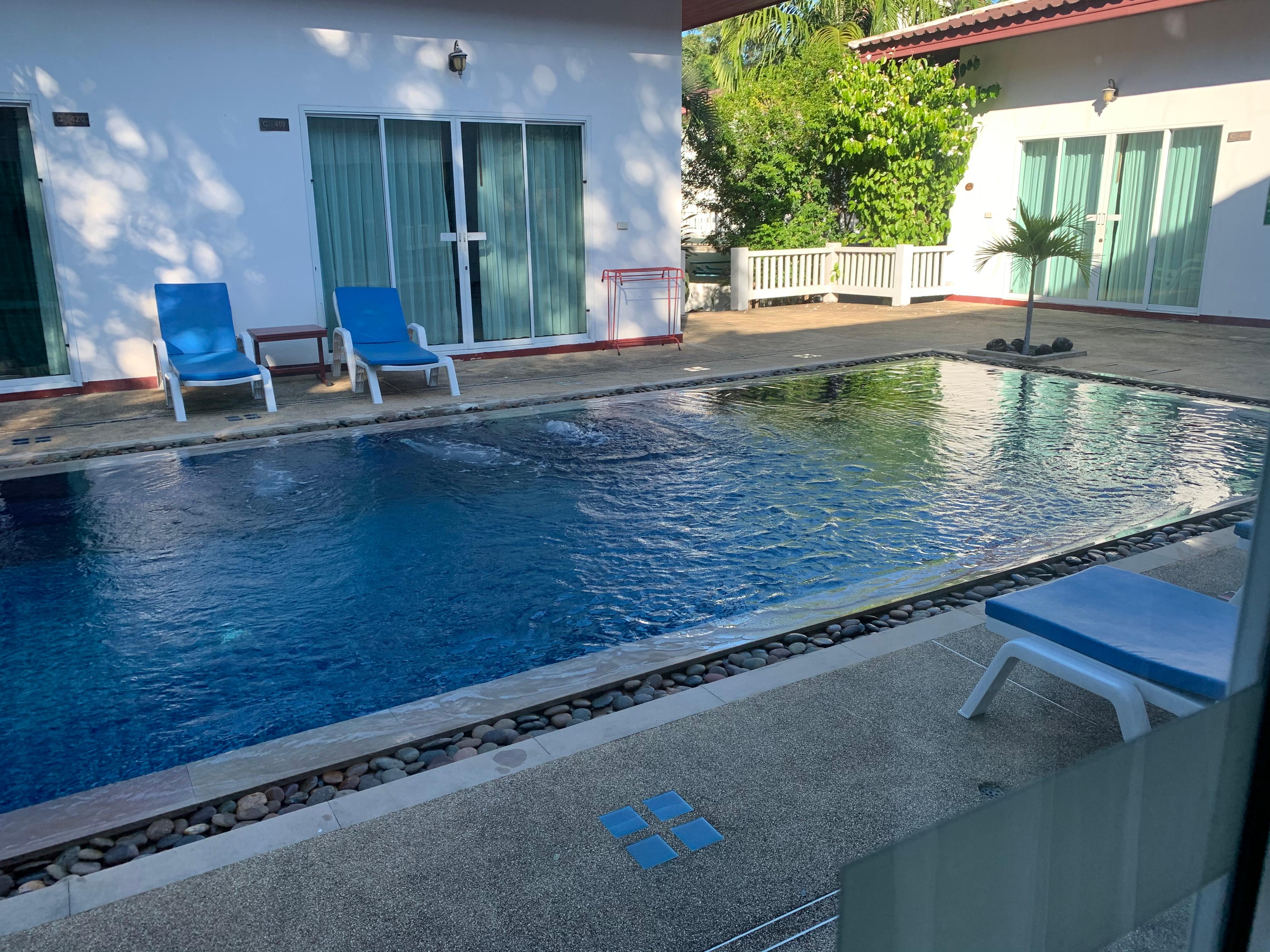 Pool outside our room