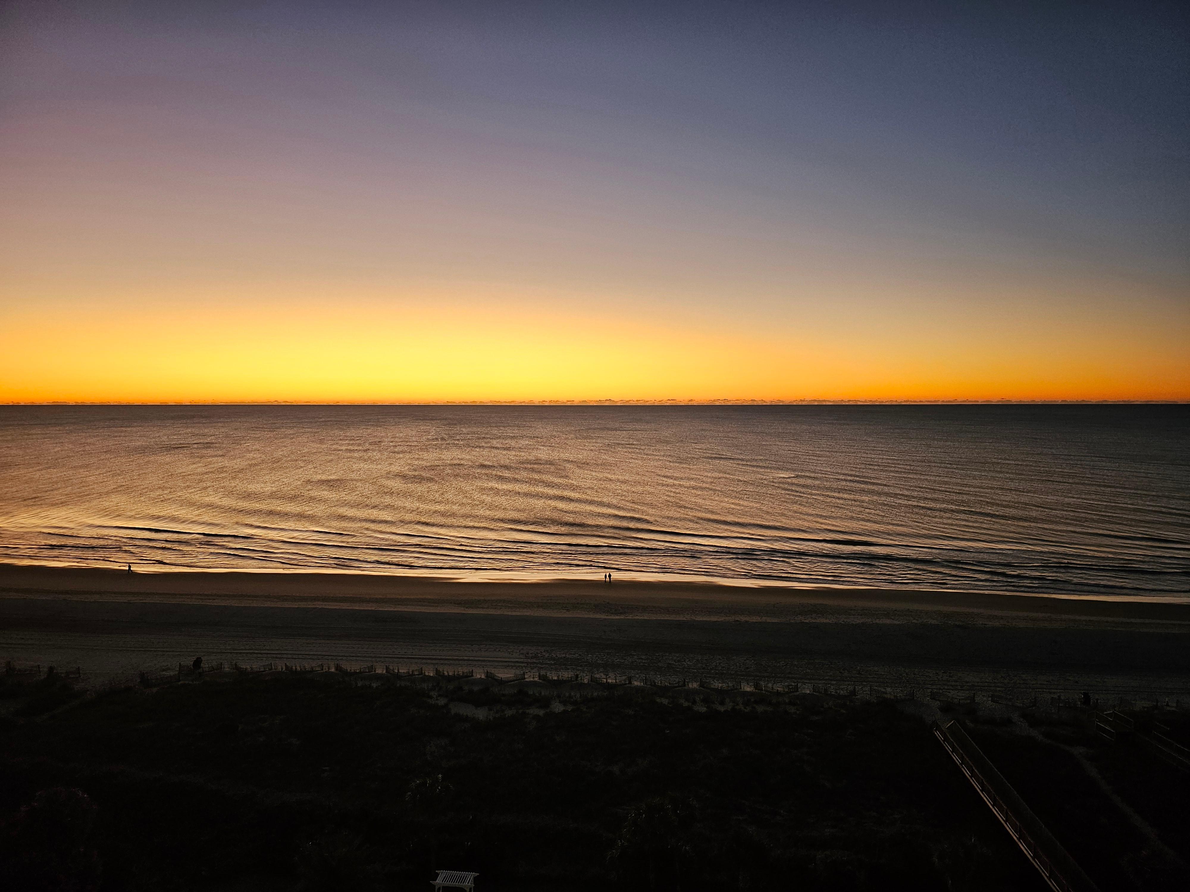 Sunrising from the patio