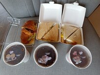 2大一下的早餐,提早出發的麵包忘記拍了